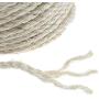 164ft Pet Sisal Twisted Rope for DIY Garden Bundling Decking Pet Scratching Post Cat Tree Toy 0.3inch Beige