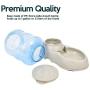 Zone Tech Self-Dispensing Pet Feeder - Premium Quality Durable Self-Dispensing Gravity 1 Gallon Pet Feeder