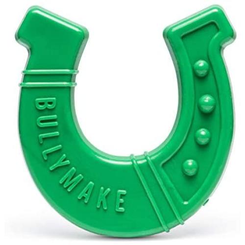BULLYMAKE Horseshoe Nylon Dog Toy, for Tough Chewers, Made in USA