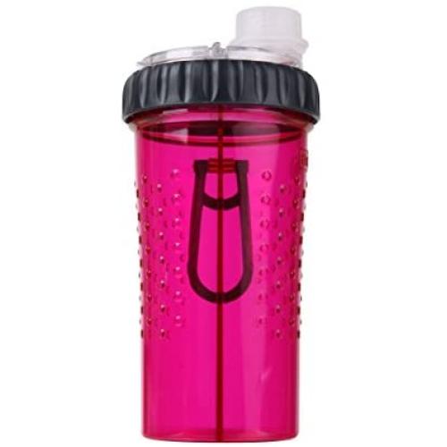 Dexas Snack-Duo Dual Chamber 16 Ounce Hydration Bottle & Snack Container