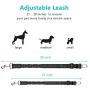 Upgraded Dog Seat Belt, Adjustable Pet Car Harness for Small Medium Large Dogs and Cats, Durable Reflective Pet Vehicle Safety Belt, with Elastic Nylon Buffer, Perfect for Travel and Daily Use (Black)