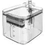 Dog Cat Water Fountain, 3 Outlet Mode Automatic Pet Water Fountain Transparent Design Automatic Pet Waterer with Six-Fold Filter (3L) Dog Cat Water Fountain, 3 Outlet Mode Automatic Pet Water Fountain Transparent Design Automatic Pet Waterer with Six-Fold Filter (3L)