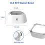 ELSPET Dog Water Bowl Dispenser - Spill Proof or No Spill Slow Water Feeder, Dripless, Automatic and Anti-Splash, Vehicle Carried Travel Animal Pet Bowls for Dogs/Cats - No Wet Mess, Easy to Clean