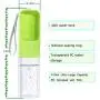 Sofunii Dog Water Bottle for Walking, Portable Pet Travel Water Drink Cup Mug Dish Bowl Dispenser, Made of Food-Grade Material Leak Proof & BPA Free - 15oz Capacity (Green)