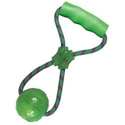 KONG Squeezz Ball with Handle for Dogs