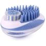LuxPal 2 in 1 Cat and Dog Bath Brush Scrubber Shampoo Dispenser for Pet Grooming Deshedding Soft Silicone Bristles Perfect for Washing, Shampooing, Massaging Long,Short Hair, Remove Loose Fur
