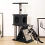Kilodor 41.3'' Cat Tree Condos with Lage Scratching Pad Kitten Playhouse, Activity Towers Pet Furniture for Small Cat
