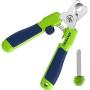 IOKHEIRA Dog Nail Clippers and Trimmer for Small Medium Large Dogs - with Safety Guard to Avoid Over Cutting,Sturdy Non Slip Handles - Professional Pet Nail Clipper