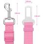 Elisel 2 Packs Adjustable Length Pet Dog Cat car seat Belt Pet seat Belt Pet Accessories for Dogs Cats and Pets