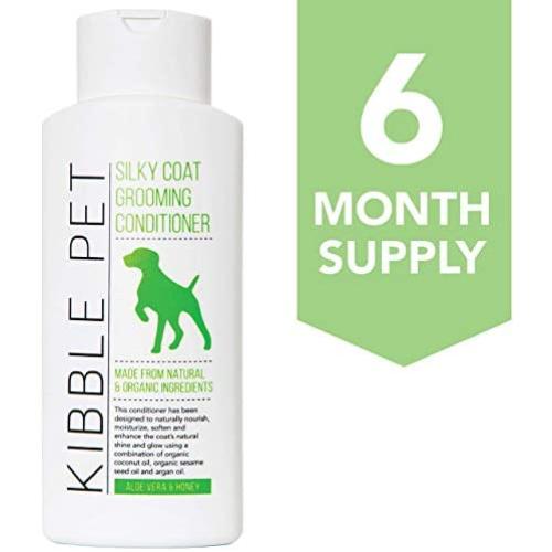Kibble Pet Salon Quality Dog Conditioner Hypoallergenic | Made with Natural and Organic Ingredients | 6 Month Supply | Made in The USA | 13.5oz