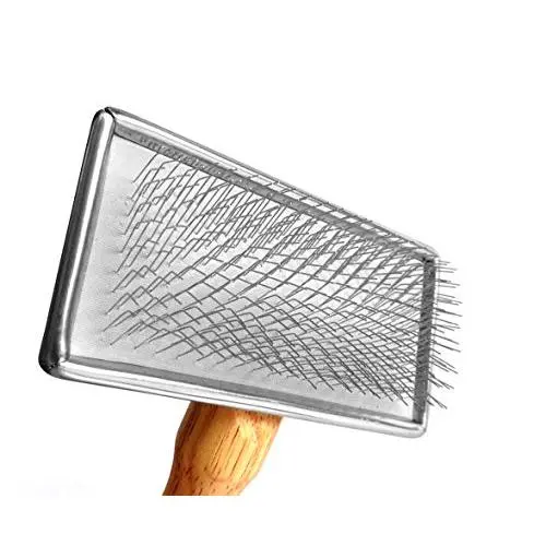 Claw Claws Pet Slicker Brush for Dogs and Cats, Wooden Handle with Stainless Steel Soft Pins, Gently Remove Tangled, Loose Undercoat and Mats Hair, Pet Grooming Brush, Soft Pin Brush Tool Claw Claws Pet Slicker Brush for Dogs and Cats, Wooden Handle with Stainless Steel Soft Pins, Gently Remove Tangled, Loose Undercoat and Mats Hair, Pet Grooming Brush, Soft Pin Brush Tool