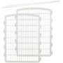IRIS Exercise 2 Panel Add On Panel Pet Playpen with Door - 34 Inch, White