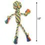 Colorful Toys for Dogs Mighty Bright Colored Knotted Tough Rope Man Tug 12'' Long Colorful Toys for Dogs Mighty Bright Colored Knotted Tough Rope Man Tug 12'' Long
