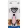 snailmon Double Sided Pet Dematting Rake Comb,6+11 Teeth,Professional Undercoat Rake Brush for Dogs & Cats, Blue/Pink (Pink) snailmon Double Sided Pet Dematting Rake Comb,6+11 Teeth,Professional Undercoat Rake Brush for Dogs & Cats, Blue/Pink (Pink)