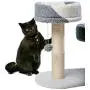 LUCKITTY 2 Tier Cat Tree Platforms with Scratching Posts, Sherpa Perch Style Bed,and Hanging Ball Toy for Cats and Kittens,Kitty Activity Center Cat Tower Furniture LUCKITTY 2 Tier Cat Tree Platforms with Scratching Posts, Sherpa Perch Style Bed,and Hanging Ball Toy for Cats and Kittens,Kitty Activity Center Cat Tower Furniture