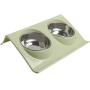 NAODONGLI Cat Food Bowls, 15 ° Tilting Cat Bowls Double Cat Food Bowls Transparent Cat Food Bowl Cat Food Bowl Cat Bowls for Cats Puppy Food and Water