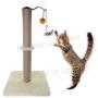 Littlefun Cat Scratching Post Kittens Interactive Play Toys, Plush Sisal Scratch Pole Cat Kitten Scratcher and Hammock