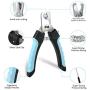 Kithumi Dog Nail Clippers, Professional Pet Trimmer with Safety Guard to Avoid Over-Cutting, Free Nail File & Lock Switch, Pet Nail Trimmer with Sturdy Non Slip Handles.(for Small and Medium Pets)