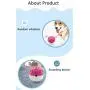 Plastic Bell Ball Pet Playing Ball Toys Two Color Bell Ball Jingle Balls Colorful Ball Toys Hollow Out Round Toys for Pet Cat Dog Parrot Bird Hamster