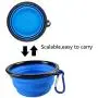 CLOVOCKA Collapsible Dog Bowl, Portable Dog Bowl, Travel Pet Bowl, Expandable for Cat Dog Water Bowls Food Feeding CLOVOCKA Collapsible Dog Bowl, Portable Dog Bowl, Travel Pet Bowl, Expandable for Cat Dog Water Bowls Food Feeding