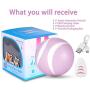 Gynthias Automatic Interactive Cat&Dog Toys | Best Remote Control Ball for Bored Pets | Intelligent Self Rolling Robotic Wicked Balls with Spinning LED Light to Keep Kitty&Puppy Entertained