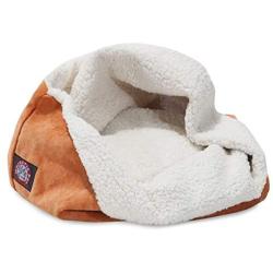17 inch Villa Orange Burrow Cat Bed