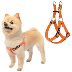 PUPTECK No Pull Dog Harness Reflective Adjustable Basic Nylon Step in Puppy Vest Outdoor Walking with ID Tag