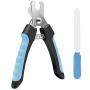 HeyPX Dog & Cat Nail Clippers, Pets Trimmer with Nail File, Safety Guard to Prevent Overcutting, Razor Sharp Blade, Professional Grooming Tool for Large and Small Animals Red