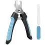 HeyPX Dog & Cat Nail Clippers, Pets Trimmer with Nail File, Safety Guard to Prevent Overcutting, Razor Sharp Blade, Professional Grooming Tool for Large and Small Animals Red