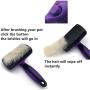 Lenlang Dog Grooming Brush, Self Cleaning Slicker Brush for Dogs Cats, Pet Hair Remover Brush & Puppy Shedding Grooming Tool