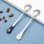 4 Pieces Dog Cat Spoon Pet Can Spoon Stainless Steel Pet Food Spoon Cat Claw Spoon for Dog and Cat Food Can, White and Black 4 Pieces Dog Cat Spoon Pet Can Spoon Stainless Steel Pet Food Spoon Cat Claw Spoon for Dog and Cat Food Can, White and Black