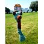 Dingo Dog Toy Ginger Piggy with Squeak for Fetch and Fun 17368