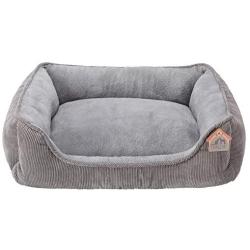 Hollypet Rectangle Plush Dog Cat Bed Self-Warming Pet Bed
