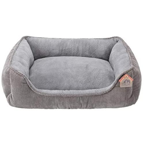 Hollypet Rectangle Plush Dog Cat Bed Self-Warming Pet Bed