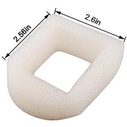 Poweka Foam Pre-Filters for Drink-Well Stainless Steel 360, Avalon, Pagoda, Seascape and Sedona Water Bowl - 12 Packs Dog and Cat Pet Fountain Prefilters (White)