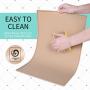 Senmipy Silicone Dog Food Mat - Waterproof Dog Bowl Mats for Food and Water Bowls, Raised Edges Non-Slip Cat Food Mat, BPA Free Pet Mats for Dog Bowls