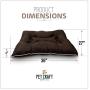 Pet Craft Supply Super Snoozer Calming Indoor / Outdoor All Season Water Resistant Durable Dog Bed