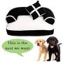 HUTTOBOY Dog Bed, Warm and Breathable Soft Cotton Kennel, Plush Large Dog Sofa, Comfortable Sleeping Mat for Small, Medium and Large Dogs-Many Sizes and Colors