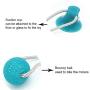 Pet Molar Bite Toy with Suction Cup Self-Playing Rubber Chew Ball Toy Interactive Dog Ropes Toy Cleaning Teeth Safe Soft for Puppy Small Medium Dogs