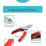 Dog Nail Clippers Professional Stainless Steel Pet Toes Cutter Scissor Dog Claw Trimmer Grooming Tool for Large Medium Dogs Cats