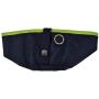 Puppia PLRA-PB9326-NY-FR Navy Trek Round Portable Bowl Pet-Bowls, One Size