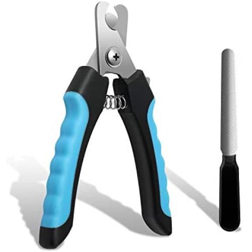 Cat & Dog Pets Nail Clippers and Trimmer, Safety Guard to Avoid Over Cutting, Professional Pet Nail Clippers and Claw Trimmer, with Ultra Sharp Stainless Steel Blades for Large and Small Animals