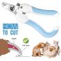 FlyInk Dog & Cat Pets Nail Clippers and Trimmers—with Safety Guard to Avoid Over Cutting, Professional Grooming Tool for Large and Small Animals