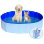 Banfeng Foldable Dog Swimming Pool Hard Plastic Collapsible Bathing Tub Kiddie Baby Pool for Dogs Cats and Kids