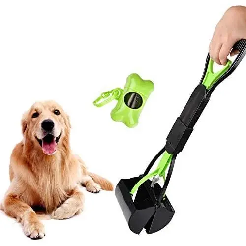 Portable Pet Pooper Scooper for Dogs and Cats, Foldable Poop Scoop Pet Waste Pickup Tool, Suitable for Grass, Gravel, Dirt