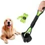 Portable Pet Pooper Scooper for Dogs and Cats, Foldable Poop Scoop Pet Waste Pickup Tool, Suitable for Grass, Gravel, Dirt
