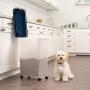 IRIS Airtight Pet Food Container, Navy/Pearl