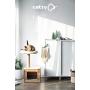 Catry, Wooden Cat Tree Condo with Natural Sisal Rope Scratching Post for Kitten