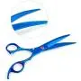 Besmall 7.0inch Titanium Professional Pet Grooming Scissors Set,Straight Thinning Curved Scissors 4pcs Set for Dog Grooming with Comb and Clean Cloth Besmall 7.0inch Titanium Professional Pet Grooming Scissors Set,Straight Thinning Curved Scissors 4pcs Set for Dog Grooming with Comb and Clean Cloth
