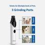Bluripp Pet Nail Grinder for Puppy and Cats Including a Pet Nail Clipper with LED and A File | Easy & Quiet Way to Groom and Smooth Pets Paw.